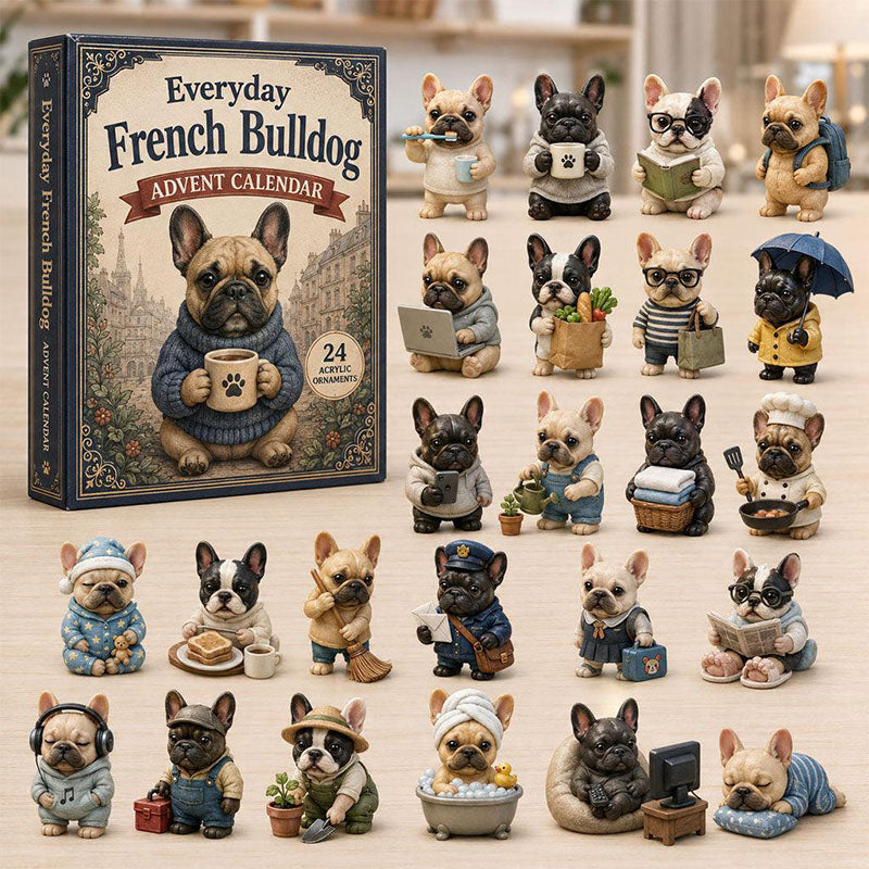 🔥49% Off Last Day -🔧 Vintage Garage Bulldog Advent Calendar 2026