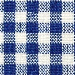 Lake Blue Gingham Dog Harness