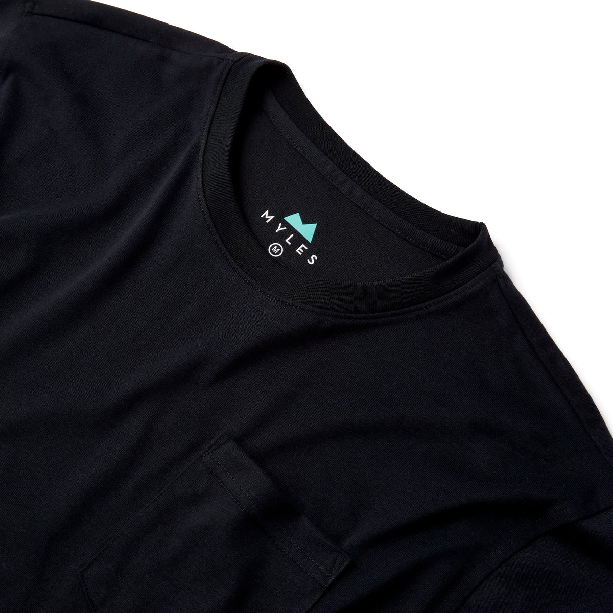Everyday Tee with Pocket in Black