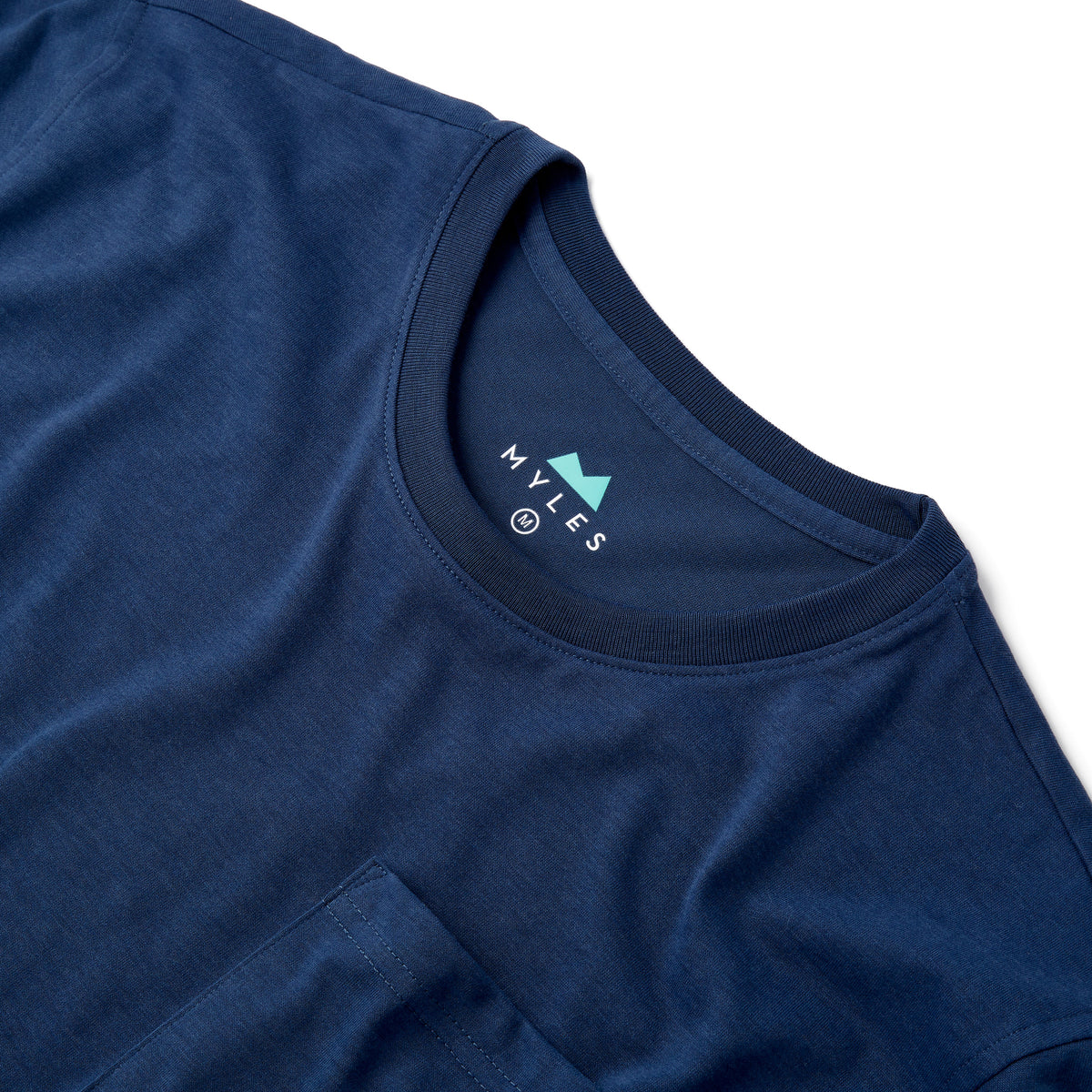 Everyday Tee with Pocket in River
