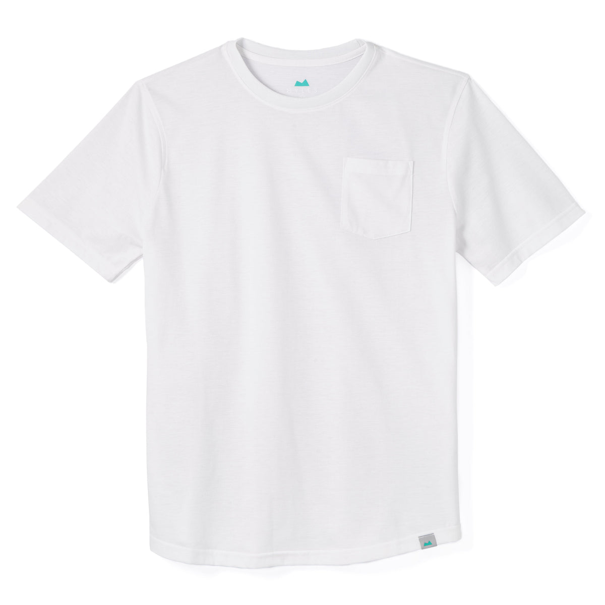 Everyday Tee with Pocket in White