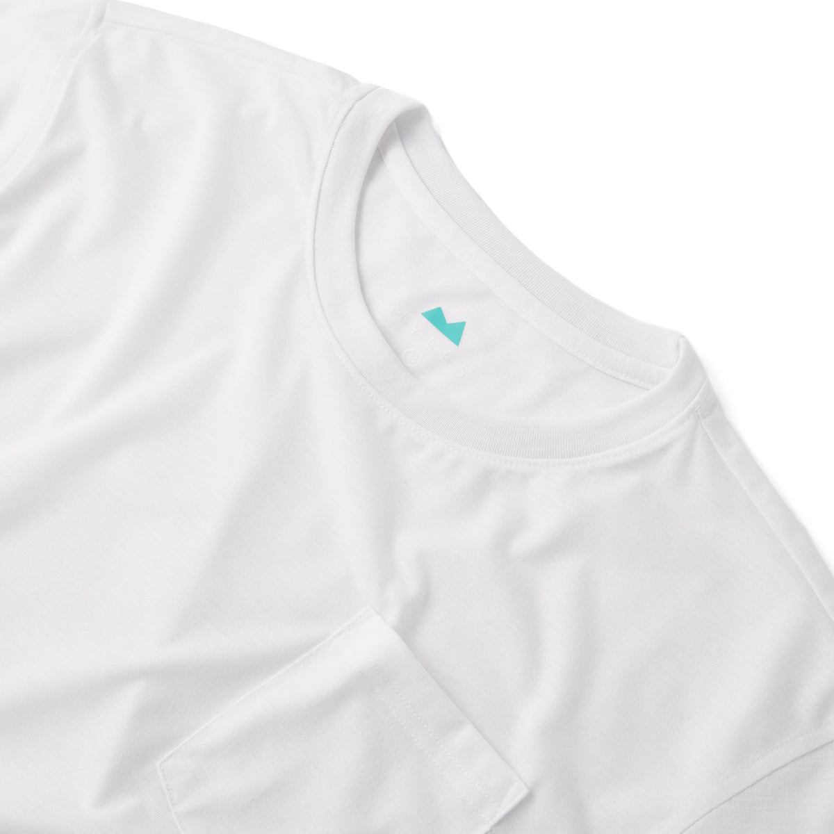 Everyday Tee with Pocket in White