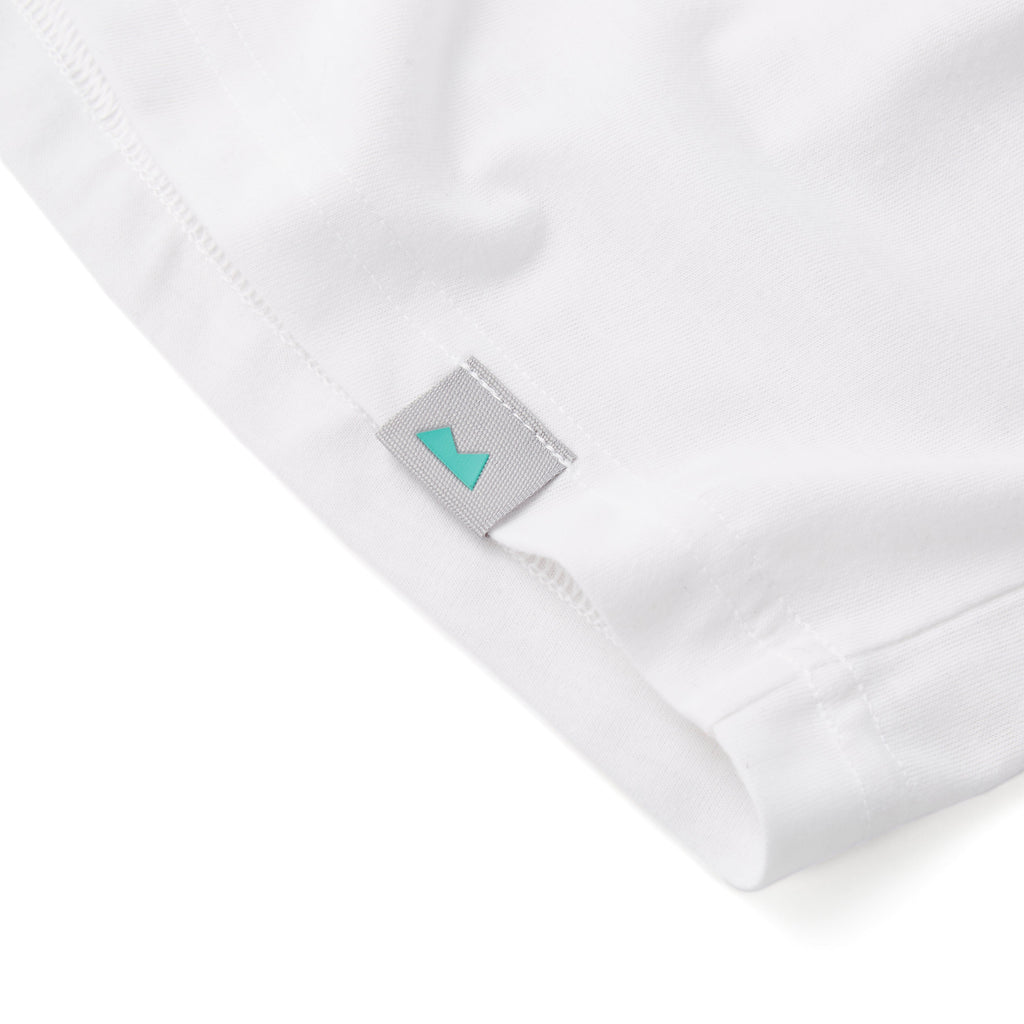 Everyday Tee with Pocket in White