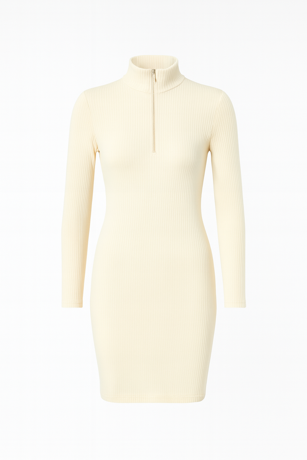 The Ribbed Zip Dress