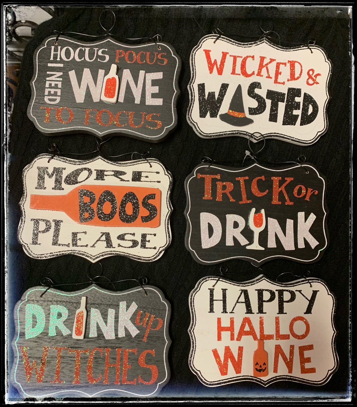 Mini Halloween Wall Plaques