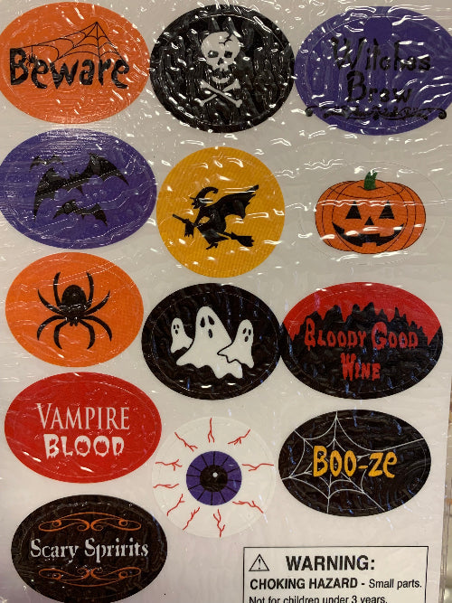 Halloween Glass Markers