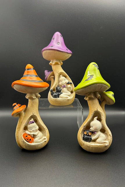 Mushroom Ghosts-Light up