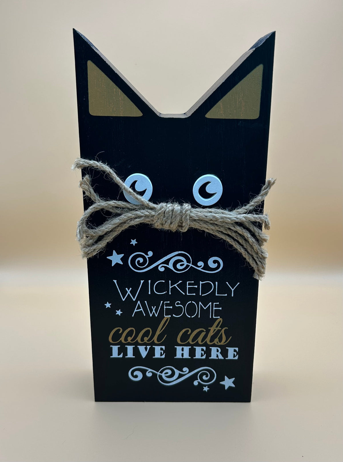 Black Cat Sign