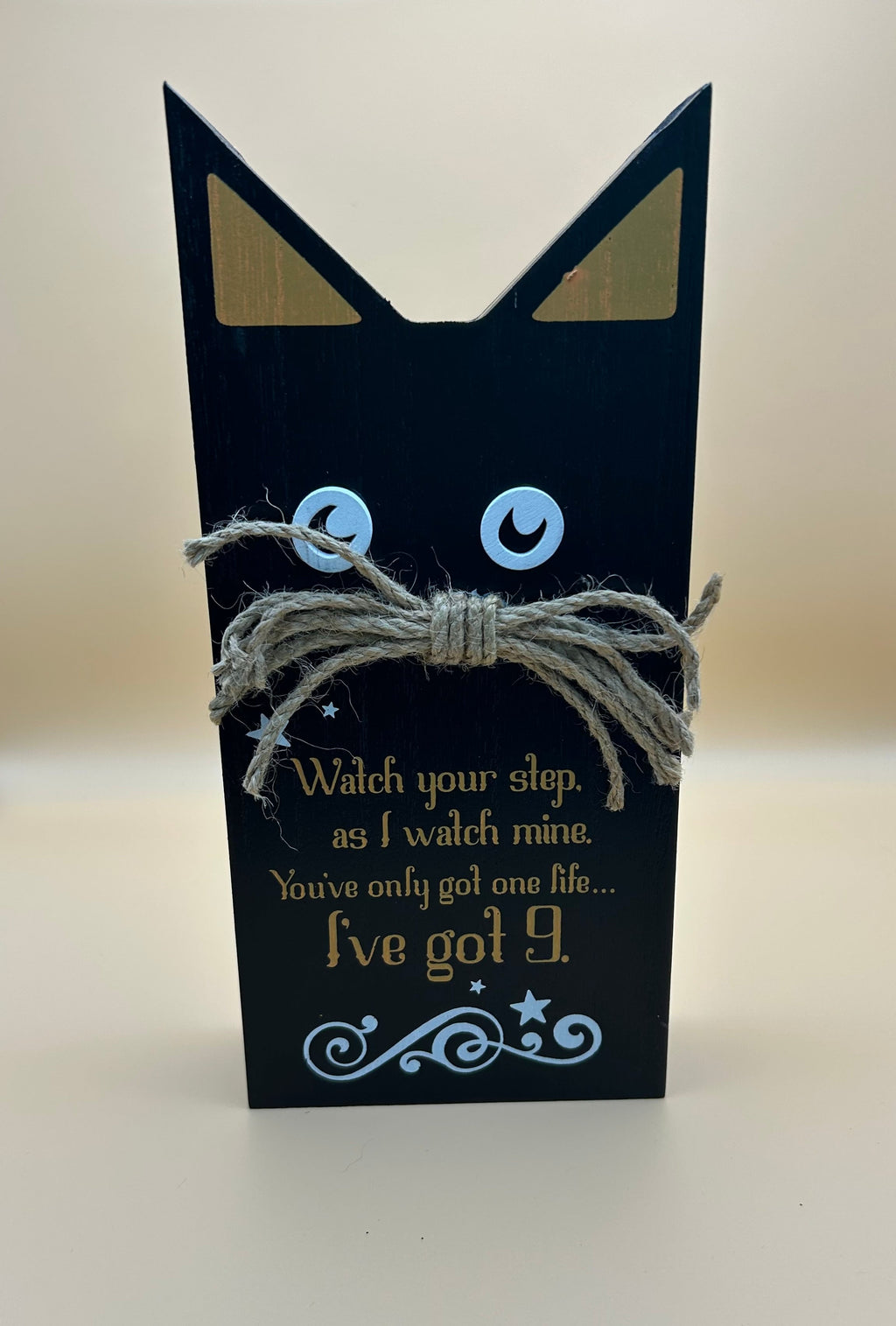 Black Cat Sign