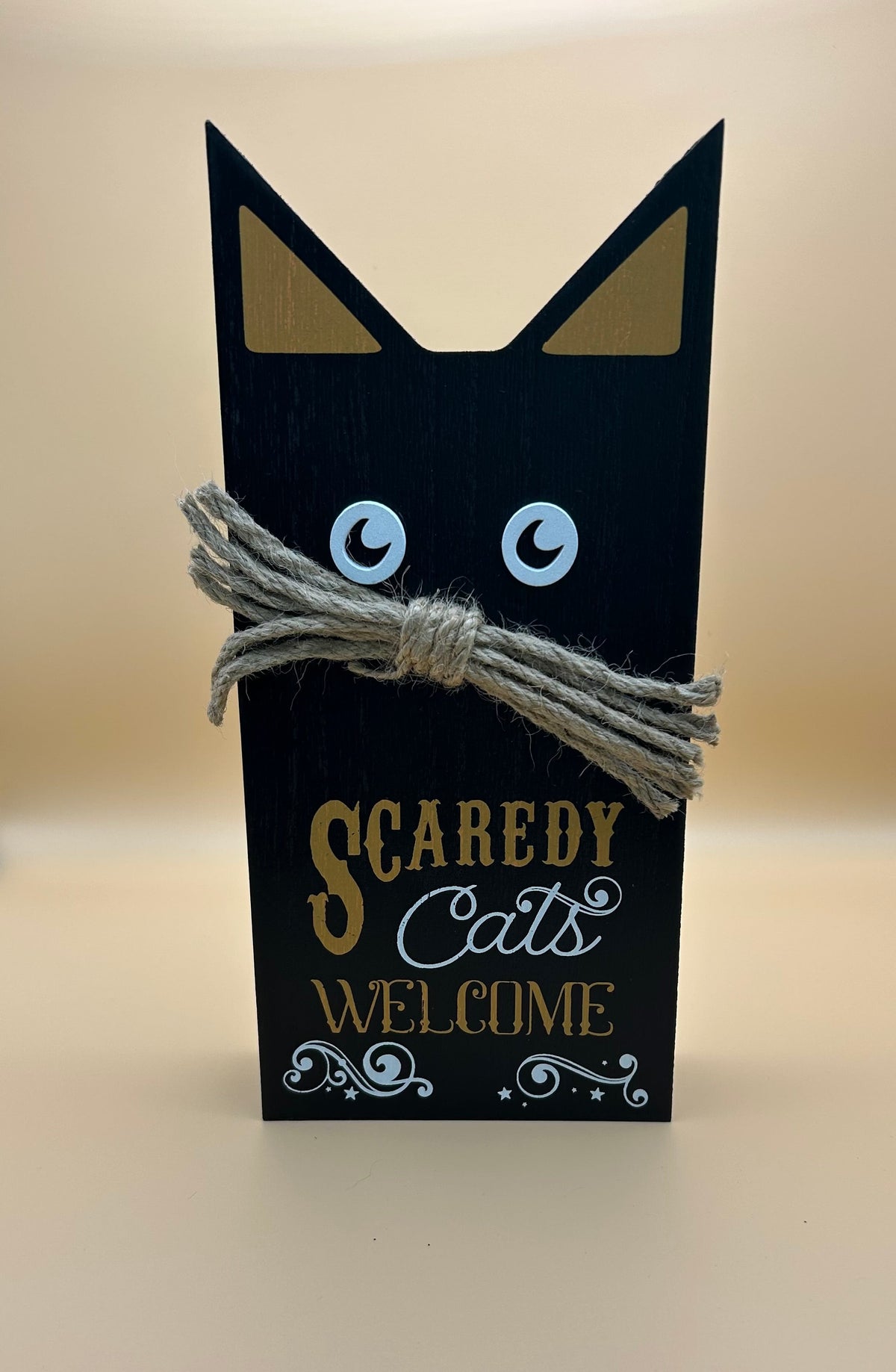 Black Cat Sign