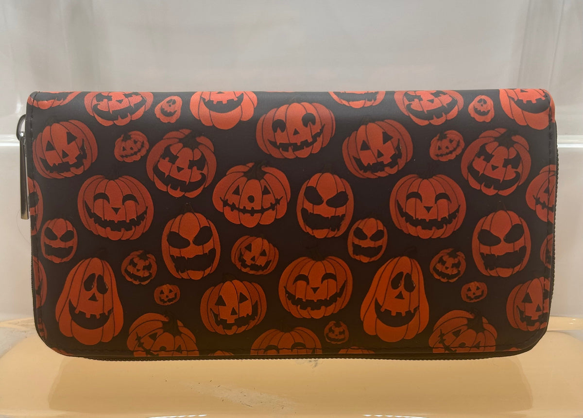 Jack-O-Lantern Wallet — Fun Halloween Accessory