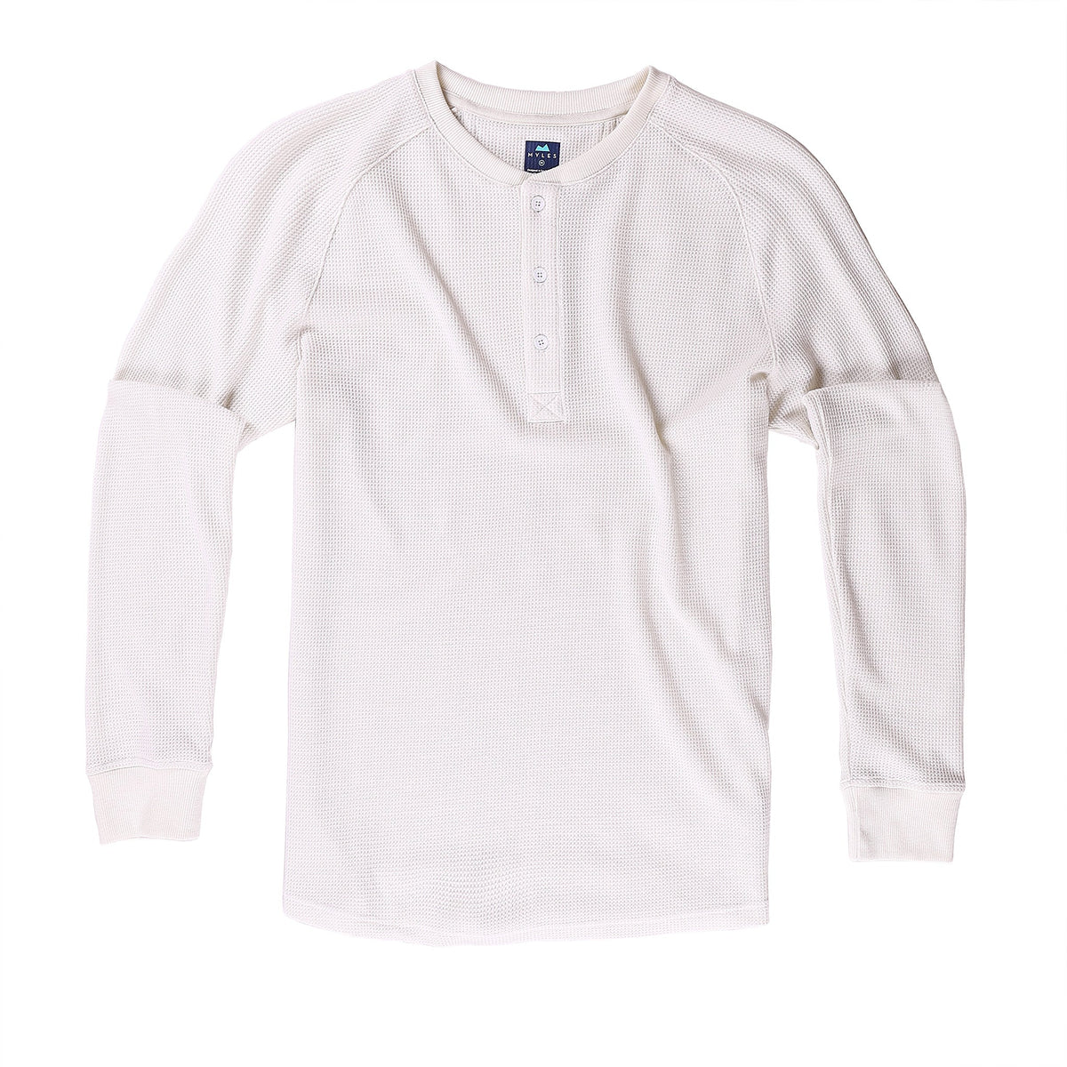 Weekend Thermal Henley in Oatmeal