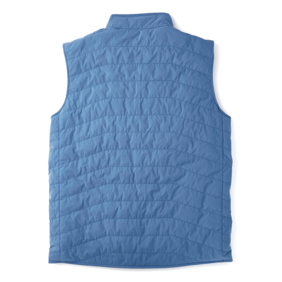 Reversible Insulated Vest in Dusty Blue