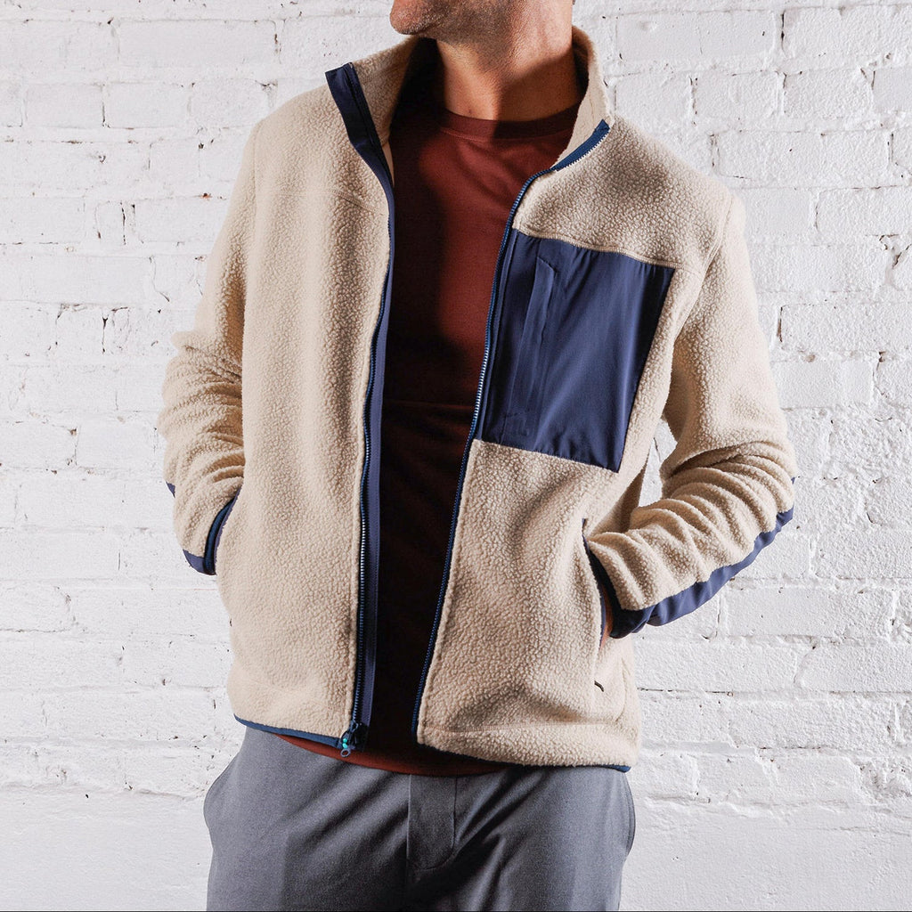 High Pile Sherpa Jacket in Khaki