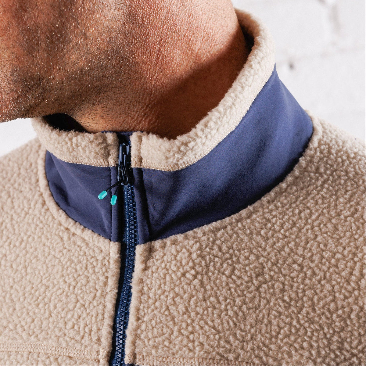 High Pile Sherpa Jacket in Khaki