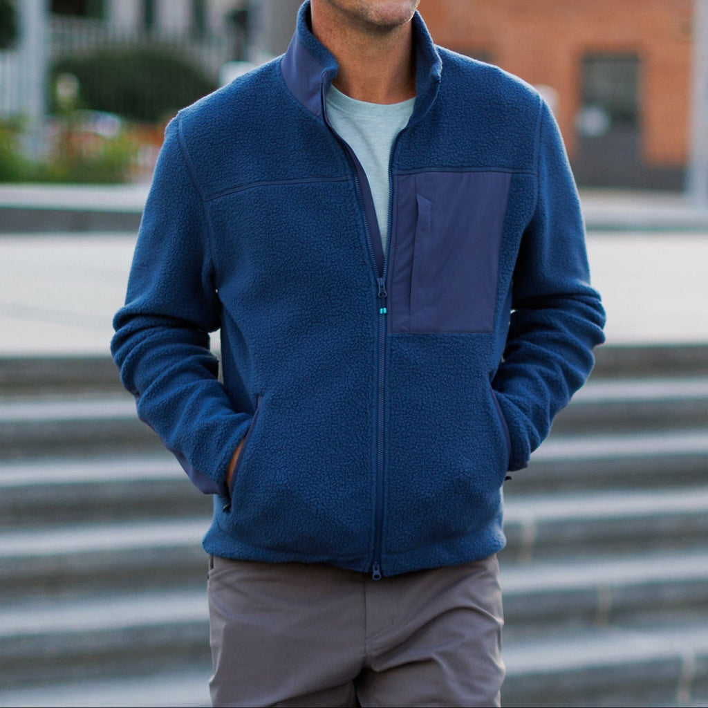 High Pile Sherpa Jacket in River