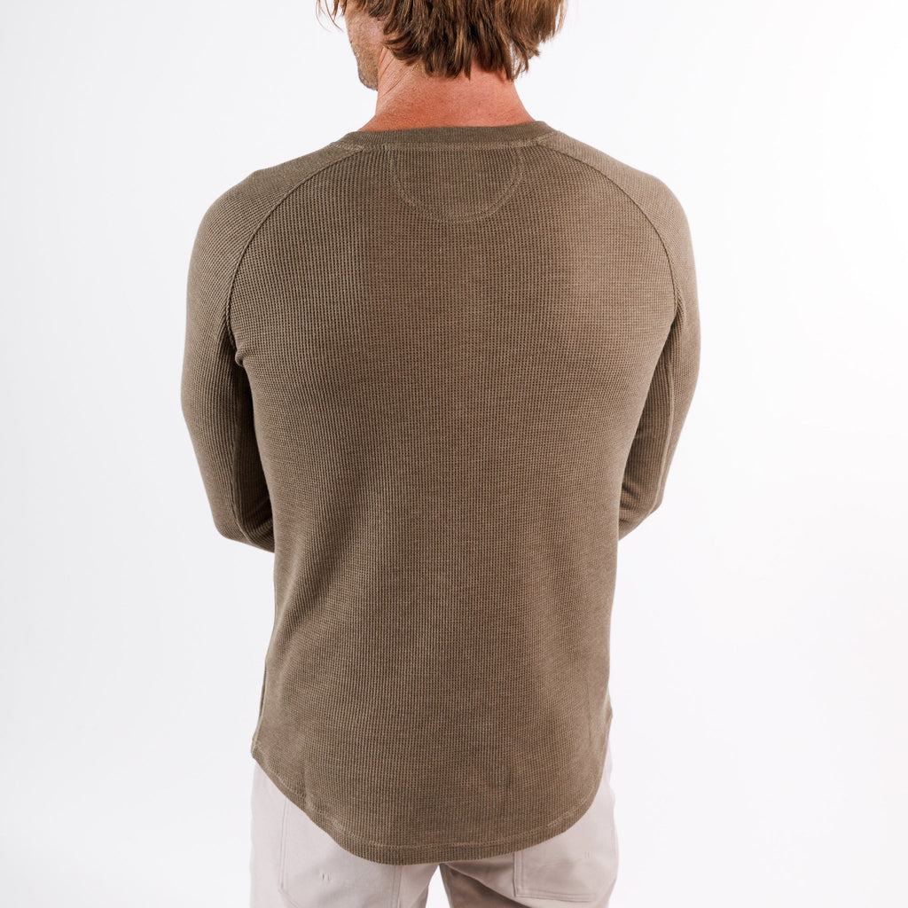Weekend Thermal Crew in Dark Khaki